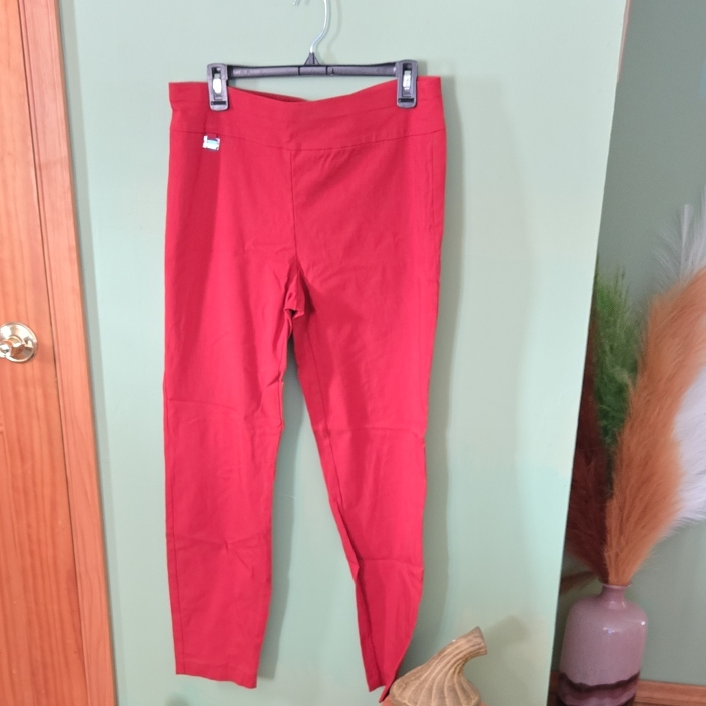 Alfani Red Straight Leg Pants